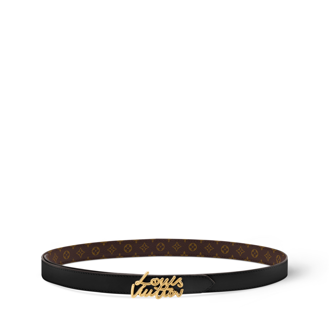 LV Script 20mm Belt - Women - Accessories | LOUIS VUITTON ®